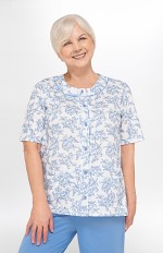 Piżama Martel Maria I 200 kr/r 3XL-4XL damska rozpinana