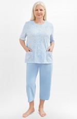 Piżama Martel Maria I 200 kr/r 3XL-4XL damska rozpinana
