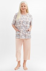 Piżama Martel Maria I 200 kr/r 3XL-4XL damska rozpinana