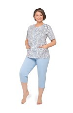 Piżama Martel Maria I 200 kr/r 3XL-4XL damska rozpinana