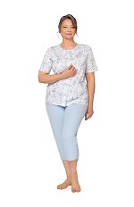 Piżama Martel Maria I 200 kr/r 3XL-4XL damska rozpinana