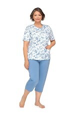 Piżama Martel Maria I 200 kr/r 3XL-4XL damska rozpinana