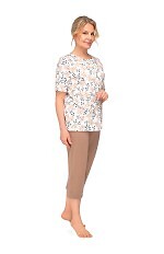 Piżama Martel Maria I 200 kr/r 3XL-4XL damska rozpinana