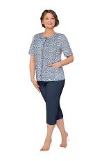 Piżama Martel Maria I 200 kr/r 3XL-4XL damska rozpinana