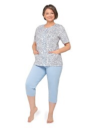 Piżama Martel Maria I 200 kr/r 3XL-4XL damska rozpinana