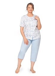 Piżama Martel Maria I 200 kr/r 3XL-4XL damska rozpinana