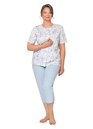 Piżama Martel Maria I 200 kr/r 3XL-4XL damska rozpinana