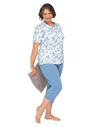 Piżama Martel Maria I 200 kr/r 3XL-4XL damska rozpinana
