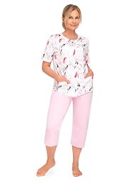 Piżama Martel Maria I 200 kr/r 3XL-4XL damska rozpinana