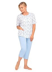 Piżama Martel Maria I 200 kr/r 3XL-4XL damska rozpinana