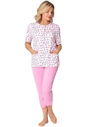 Piżama Martel Maria I 200 kr/r 3XL-4XL damska rozpinana