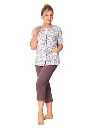 Piżama Martel Maria I 200 kr/r 3XL-4XL damska rozpinana