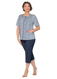 Piżama Martel Maria I 200 kr/r 3XL-4XL damska rozpinana