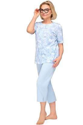 Piżama Martel Maria I 200 kr/r 3XL-4XL damska rozpinana