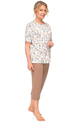 Piżama Martel Maria I 200 kr/r 3XL-4XL damska rozpinana