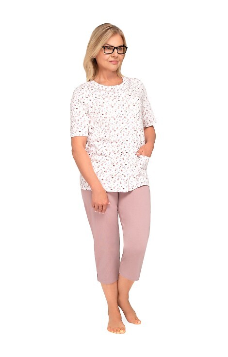 Piżama Martel Maria I 200 kr/r 3XL-4XL damska rozpinana