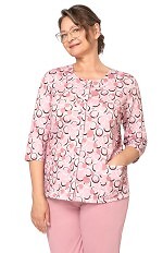 Piżama Martel Maria II 201 3/4 M-2XL damska rozpinana