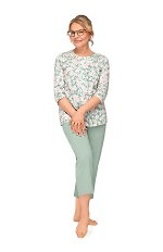 Martel Maria II 201 3/4 Pajamas M-2XL Women's Button-Front