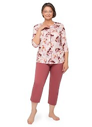 Piżama Martel Maria II 201 3/4 M-2XL damska rozpinana