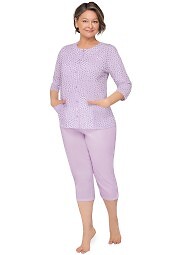 Piżama Martel Maria II 201 3/4 M-2XL damska rozpinana