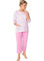 Piżama Martel Maria II 201 3/4 M-2XL damska rozpinana