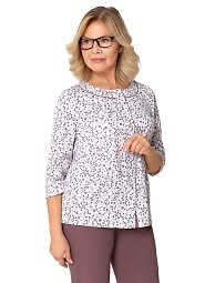 Piżama Martel Maria II 201 3/4 M-2XL damska rozpinana