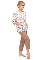 Piżama Martel Maria II 201 3/4 M-2XL damska rozpinana