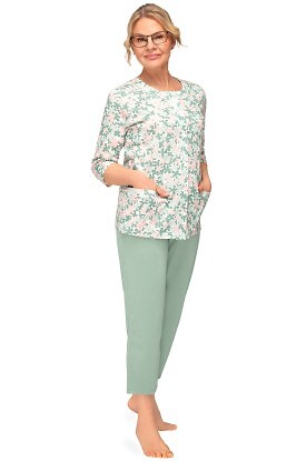 Piżama Martel Maria II 201 3/4 M-2XL damska rozpinana
