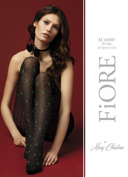 Rajstopy Fiore G 5976 Be Merry 40 den 2-4 kolekcja świąteczna