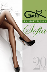 Rajstopy Gatta Sofia 20 den 5-XL, 3-Max