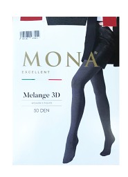 Rajstopy Mona Melange 3D 50 den 5-XL