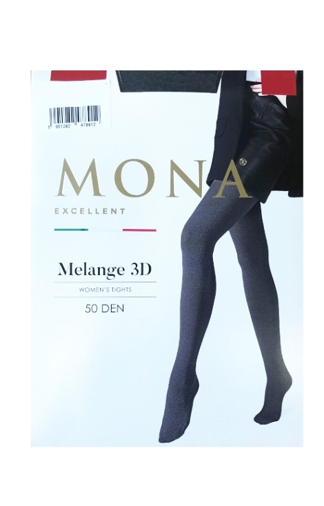 Rajstopy Mona Melange 3D 50 den 5-XL