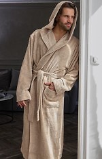 Szlafrok L&L 2104 M-2XL męski frota