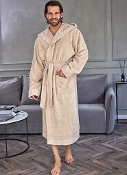 Szlafrok L&L 2104 M-2XL męski frota