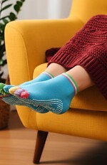 Stopki Rebeka 4006 Z Palcami Yoga ABS