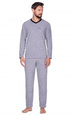 Piżama Regina 592 dł/r Frotte M-XL męska