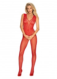Bodystocking Obsessive N112 Red S-2XL