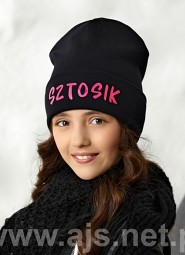Czapka AJS 42-529 dziewczęca