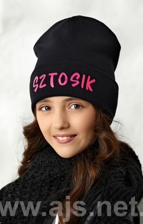 Czapka AJS 42-529 dziewczęca