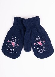 Rękawiczki YOCLUB R-116A/1P Aplikacja Rysunek dziecięce