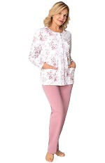 Piżama Martel Maria III 202 dł/r M-2XL damska rozpinana