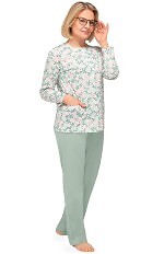 Martel Maria III 202 long sleeve pajama set M-2XL women's button-up