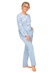 Piżama Martel Maria III 202 dł/r M-2XL damska rozpinana