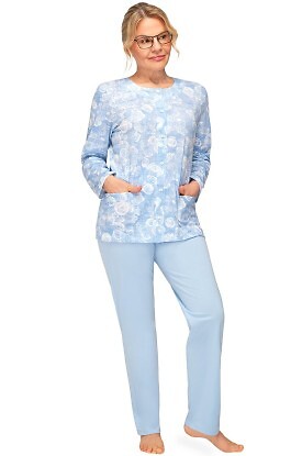 Piżama Martel Maria III 202 dł/r M-2XL damska rozpinana