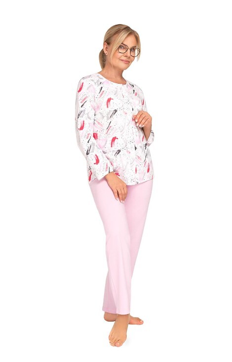 Piżama Martel Maria III 202 dł/r M-2XL damska rozpinana