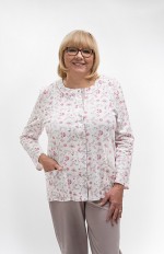 Piżama Martel Maria III 202 dł/r 3XL-4XL damska rozpinana