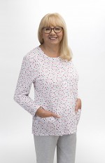 Piżama Martel Maria III 202 dł/r 3XL-4XL damska rozpinana