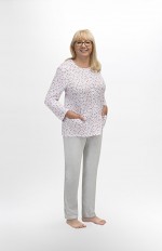 Piżama Martel Maria III 202 dł/r 3XL-4XL damska rozpinana