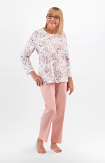 Piżama Martel Maria III 202 dł/r 3XL-4XL damska rozpinana