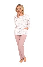 Piżama Martel Maria III 202 dł/r 3XL-4XL damska rozpinana